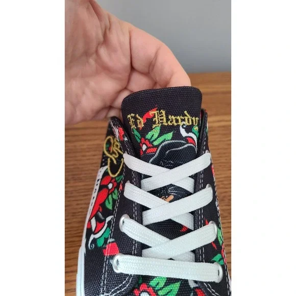 Ed Hardy Sneakers - Black and Red - Picture 6 of 6